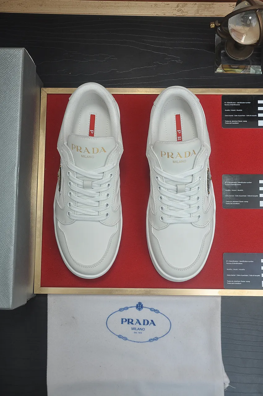 Men's shoes 💰580💶【PRADA】Top original, new season, high quality original goods, top imported calfskin with original imported glue, imported cowhide inside with original cowhide feet, original outsole! Quality guaranteed! Code 38-45 (45 customized)